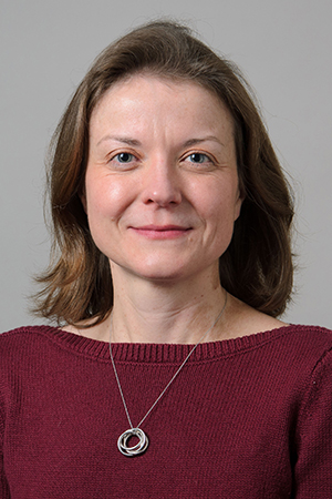 A portrait of professor Natalie Shook.